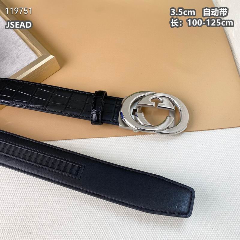 Gucci belt自动带 35mmX100-125cm 8L  (8)