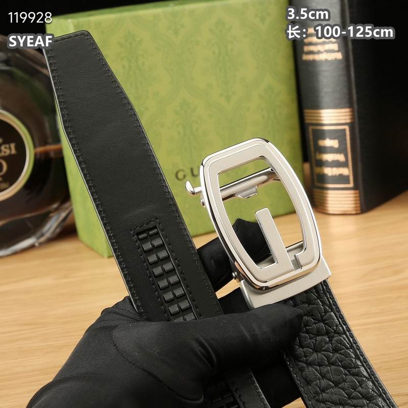 Gucci belt 自动扣  35mmX100-125cm 8L  (3)