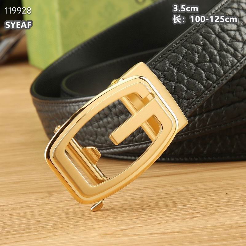 Gucci belt 自动扣  35mmX100-125cm 8L  (6)