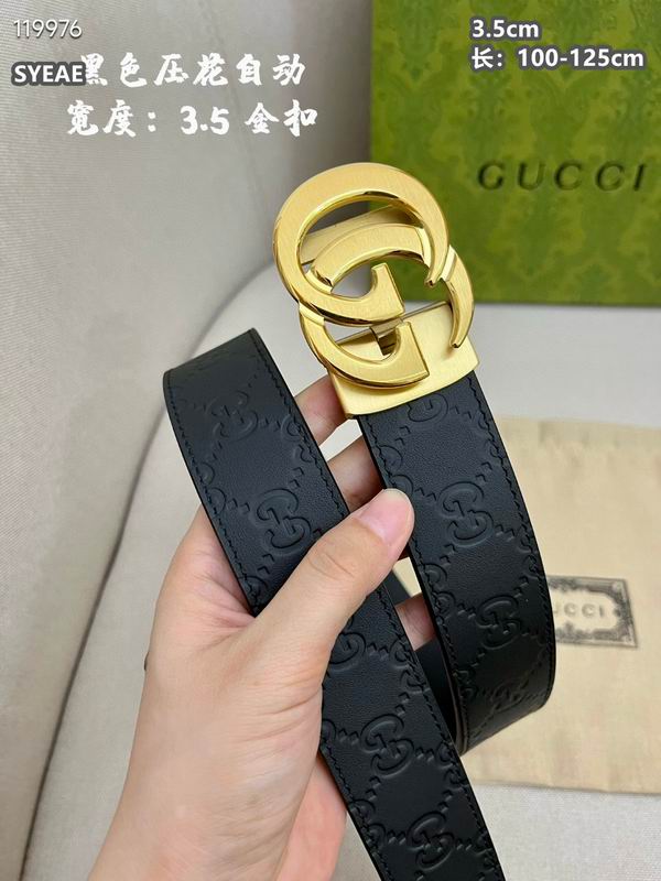 Gucci belt 自动扣 35mmX100-125cm 8L (1)
