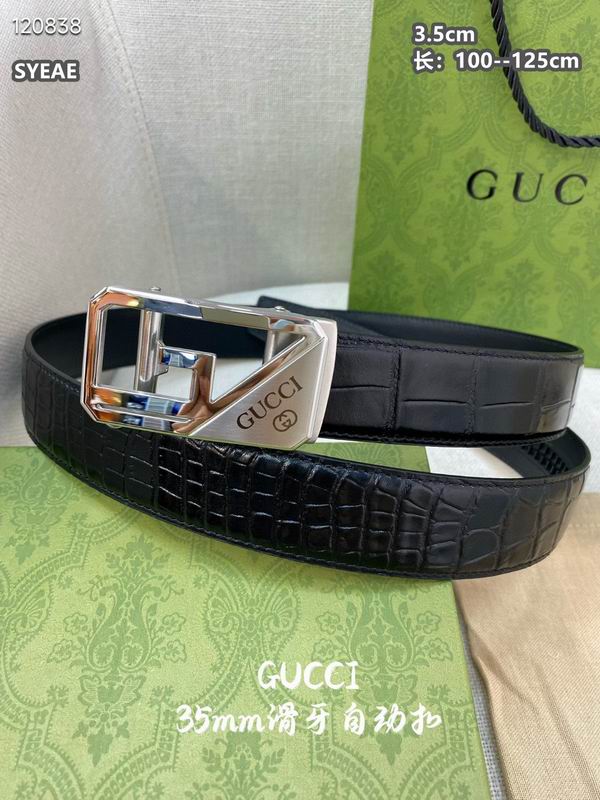 Gucci belt 自动扣 35mmX100-125cm 8L (1)