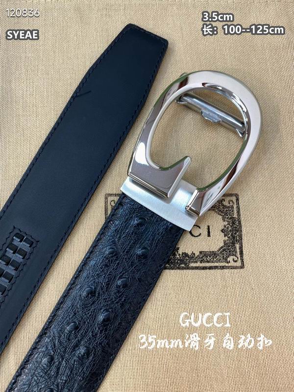 Gucci belt 自动扣 35mmX100-125cm 8L (1)