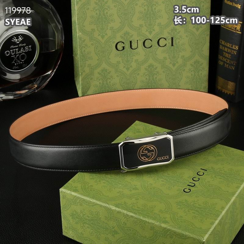 Gucci belt 自动扣 35mmX100-125cm 8L (2)
