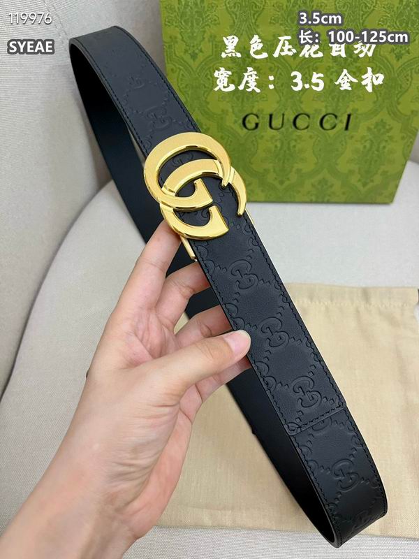 Gucci belt 自动扣 35mmX100-125cm 8L (2)