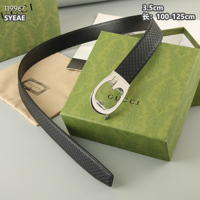 Gucci belt 自动扣 35mmX100-125cm 8L (2)