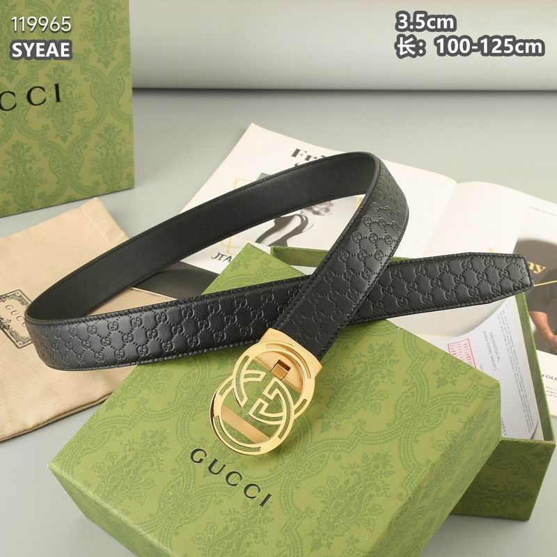 Gucci belt 自动扣 35mmX100-125cm 8L (2)
