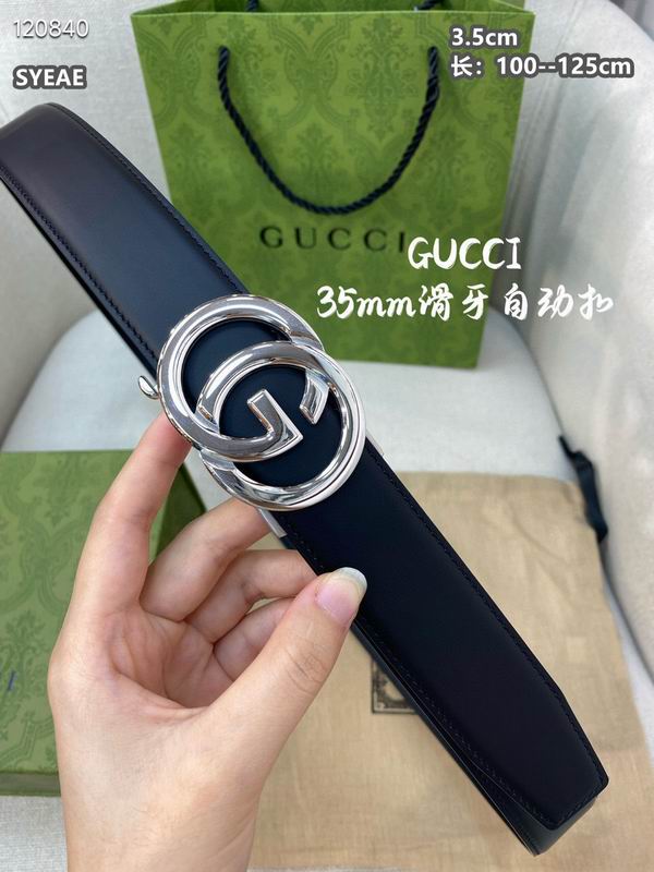 Gucci belt 自动扣 35mmX100-125cm 8L (2)