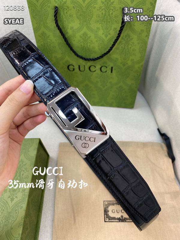Gucci belt 自动扣 35mmX100-125cm 8L (2)