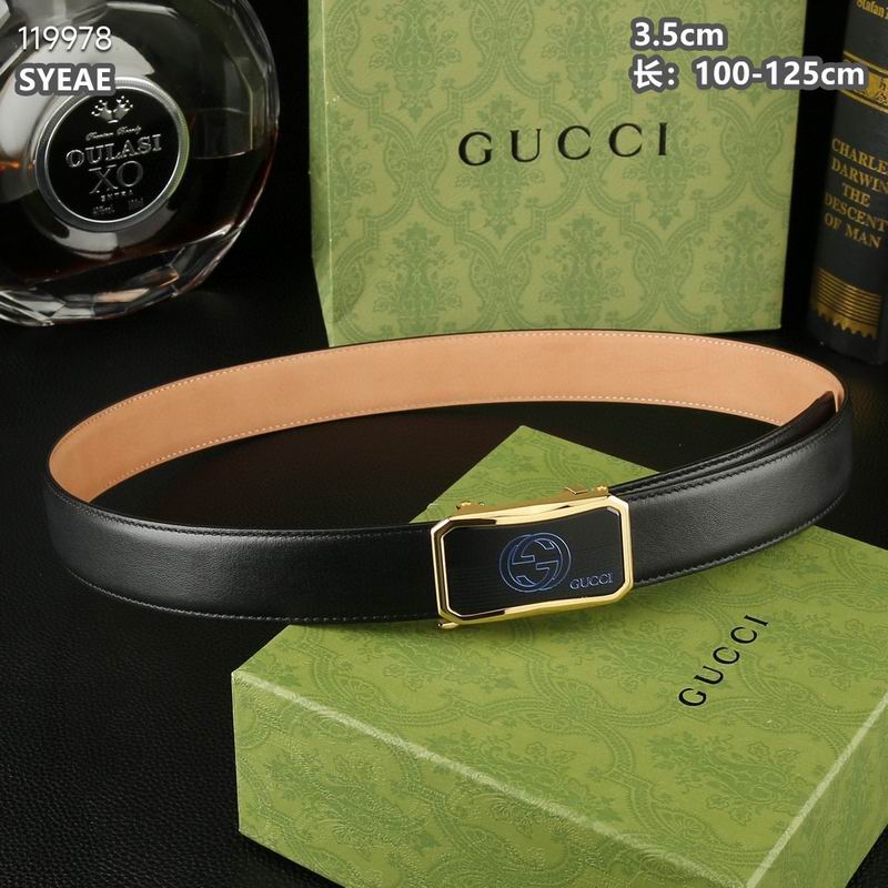 Gucci belt 自动扣 35mmX100-125cm 8L (3)