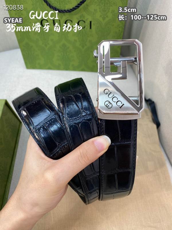 Gucci belt 自动扣 35mmX100-125cm 8L (3)