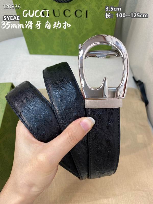 Gucci belt 自动扣 35mmX100-125cm 8L (3)
