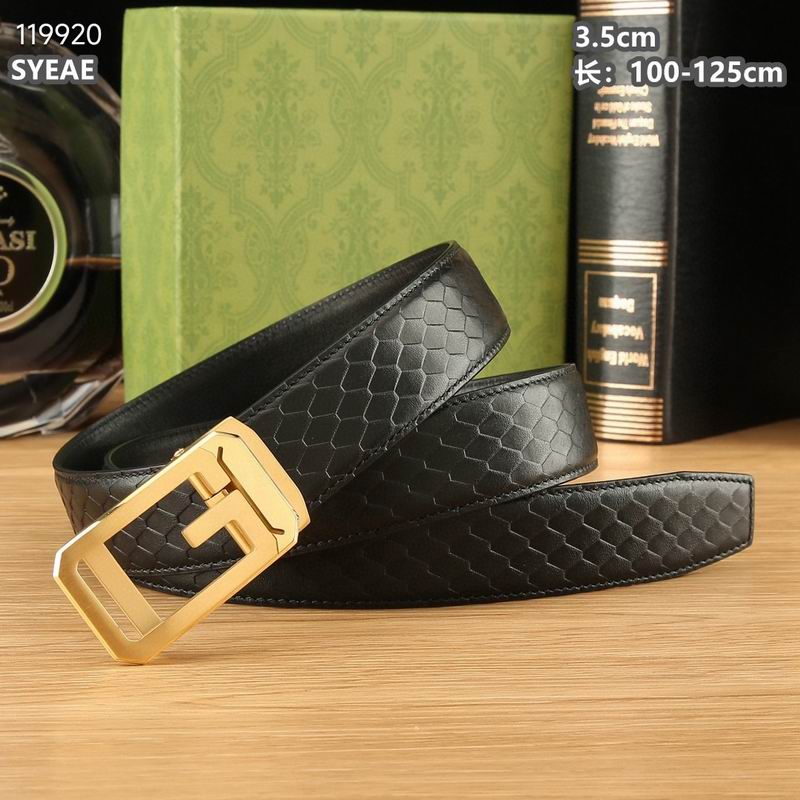 Gucci belt 自动扣 35mmX100-125cm 8L (4)