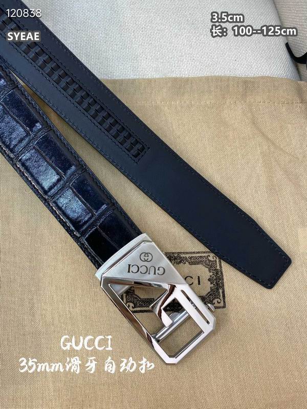 Gucci belt 自动扣 35mmX100-125cm 8L (4)