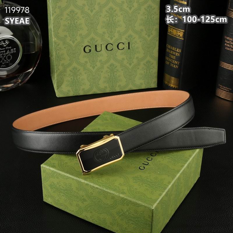 Gucci belt 自动扣 35mmX100-125cm 8L (5)