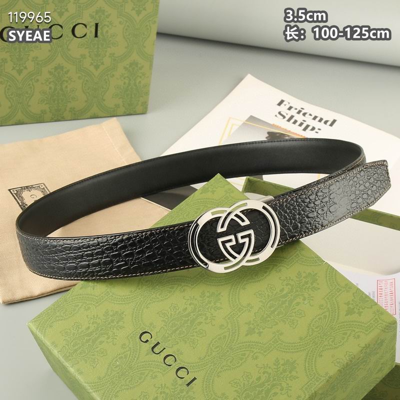Gucci belt 自动扣 35mmX100-125cm 8L (5)