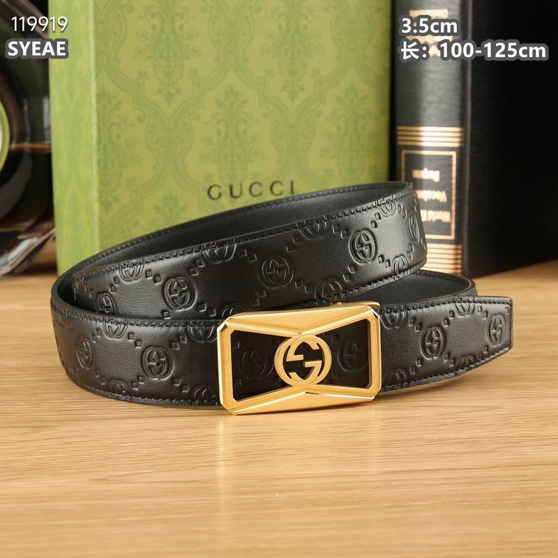 Gucci belt 自动扣 35mmX100-125cm 8L (5)