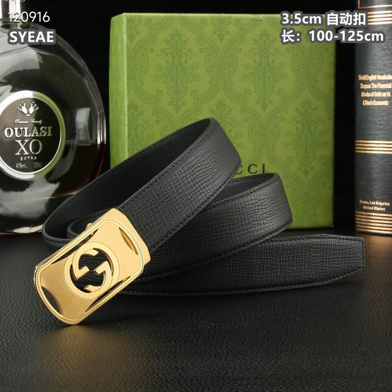 Gucci belt 自动扣 35mmX100-125cm 8L (5)