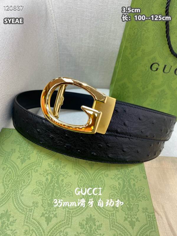Gucci belt 自动扣 35mmX100-125cm 8L (5)