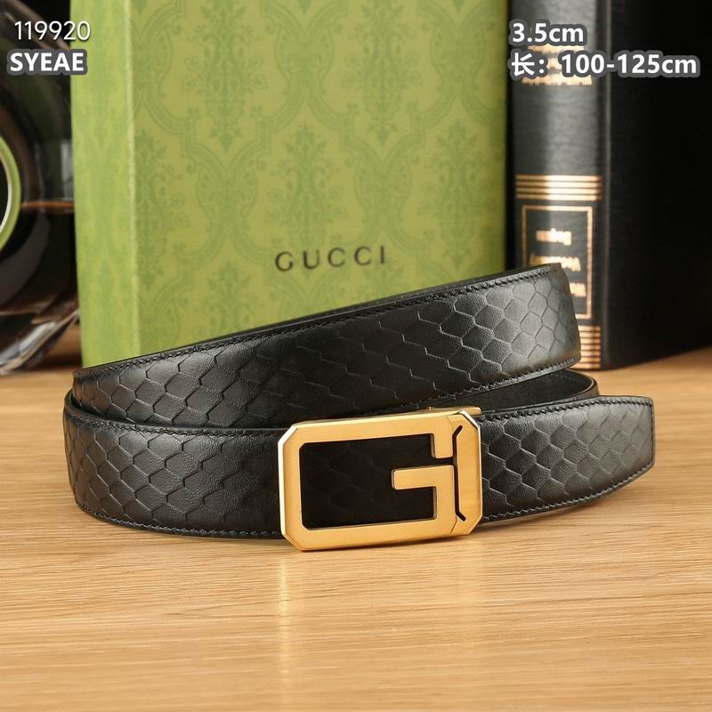 Gucci belt 自动扣 35mmX100-125cm 8L (6)