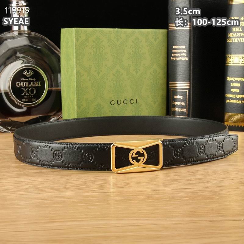 Gucci belt 自动扣 35mmX100-125cm 8L (6)