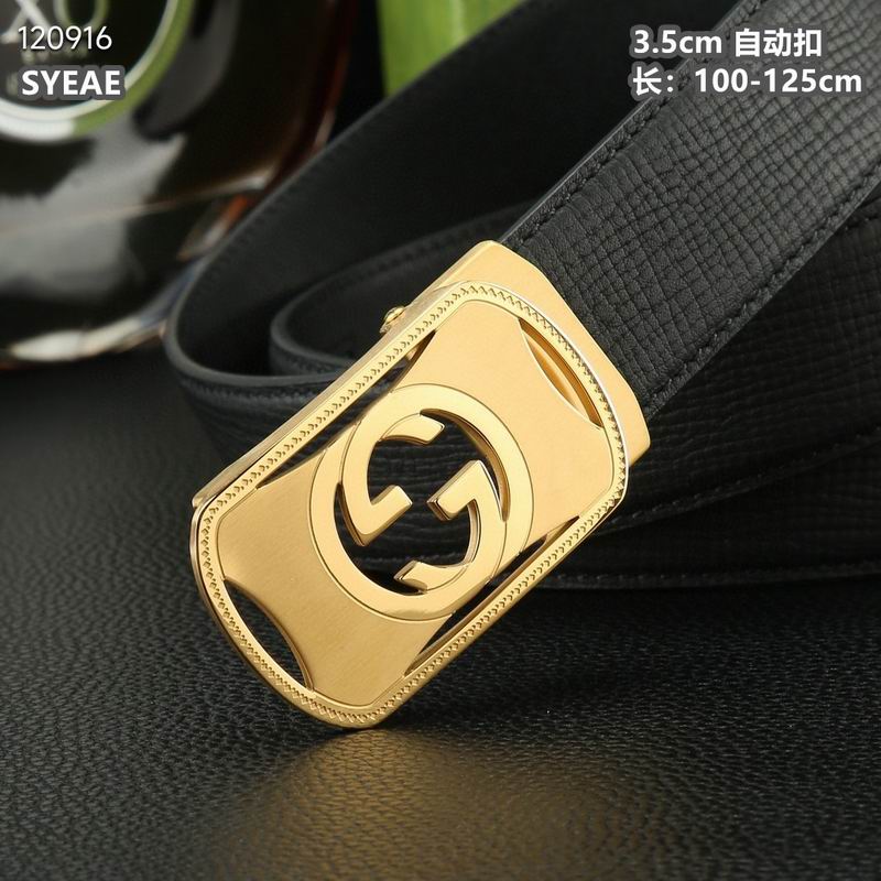 Gucci belt 自动扣 35mmX100-125cm 8L (6)