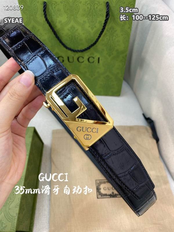 Gucci belt 自动扣 35mmX100-125cm 8L (6)