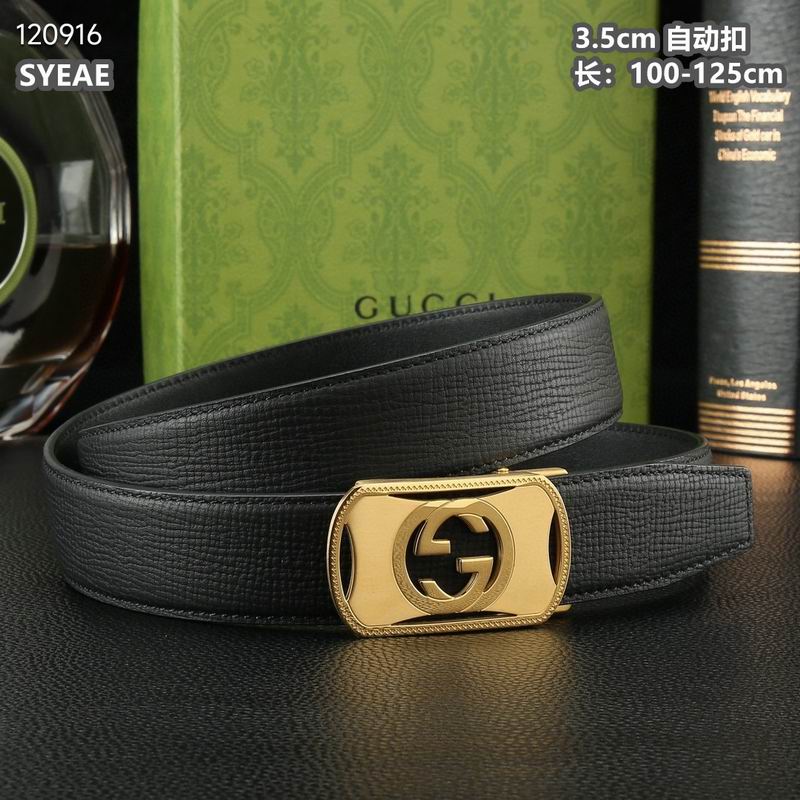 Gucci belt 自动扣 35mmX100-125cm 8L (7)