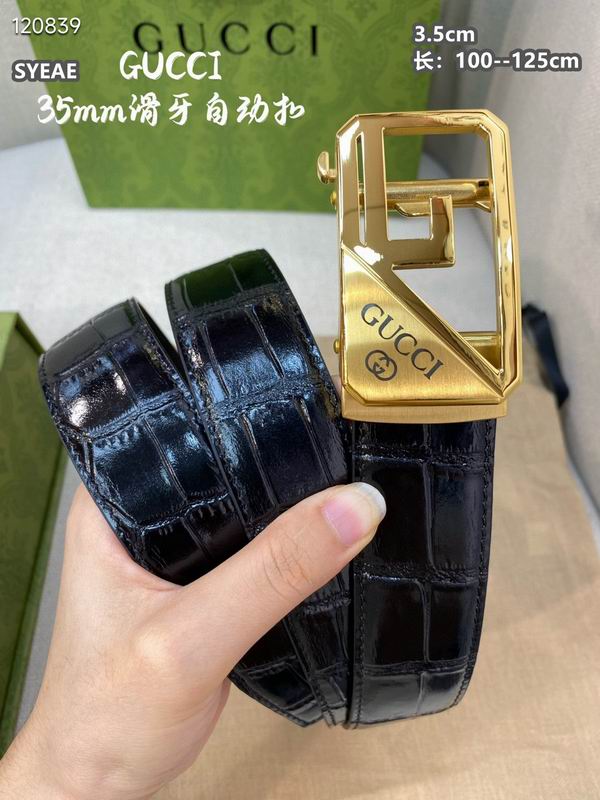 Gucci belt 自动扣 35mmX100-125cm 8L (7)