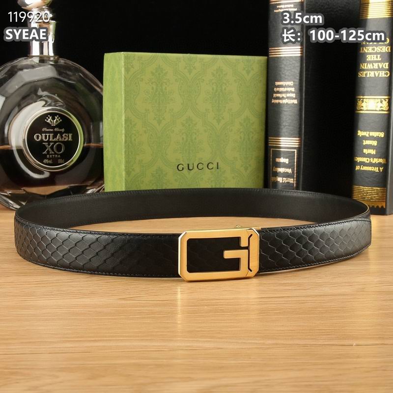 Gucci belt 自动扣 35mmX100-125cm 8L (8)