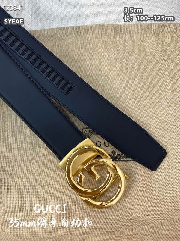 Gucci belt 自动扣 35mmX100-125cm 8L (8)