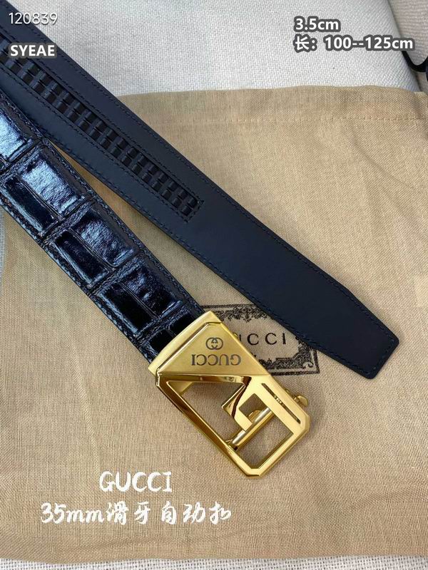 Gucci belt 自动扣 35mmX100-125cm 8L (8)