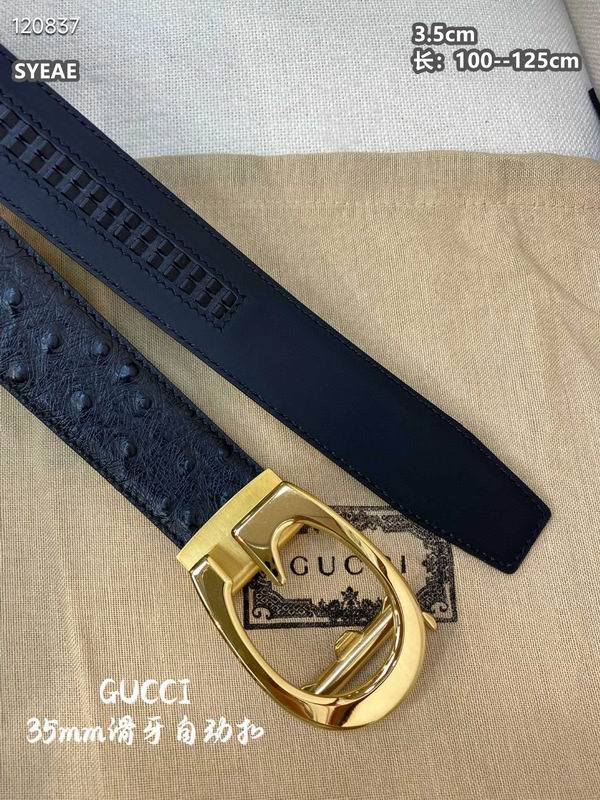 Gucci belt 自动扣 35mmX100-125cm 8L (8)