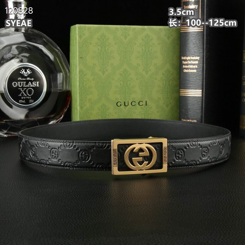 Gucci belt 自动扣 35mmX100-125cm 8L (9)