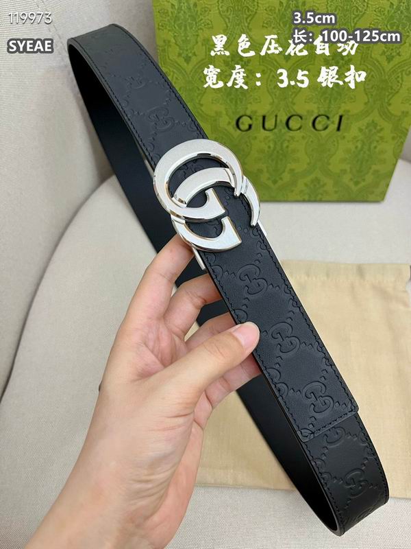 Gucci belt 自动扣 35mmX100-125cm 8L  (2)