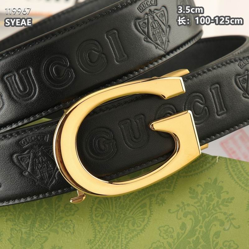 Gucci belt 自动扣 35mmX100-125cm 8L  (3)