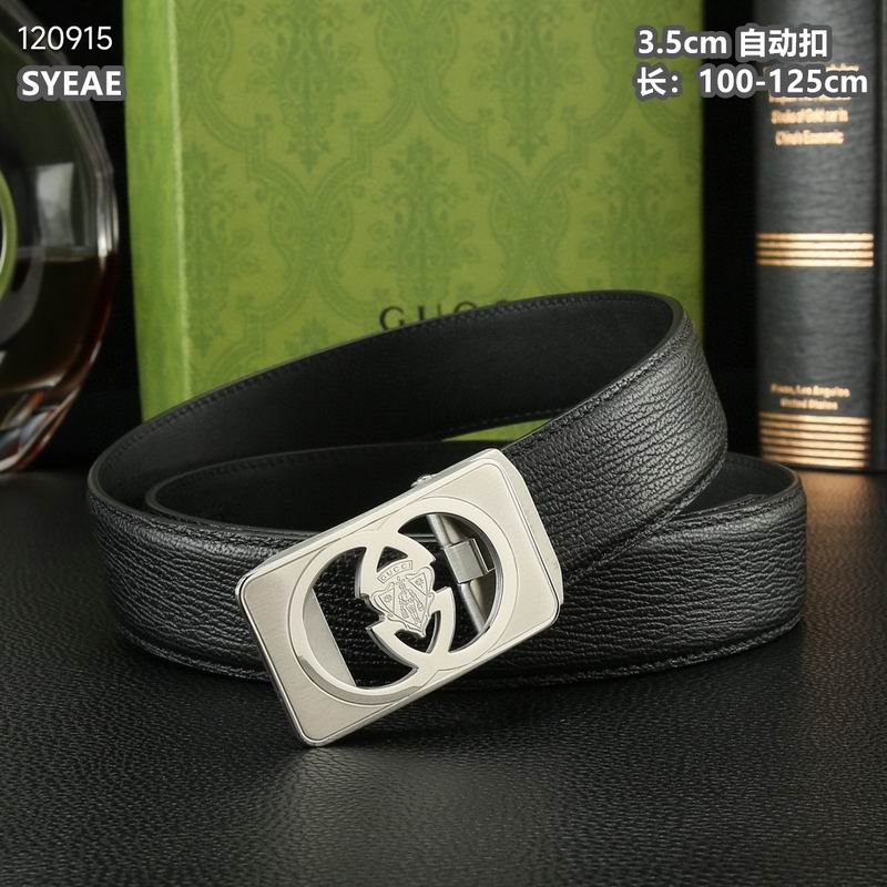 Gucci belt 自动扣 35mmX100-125cm 8L  (3)