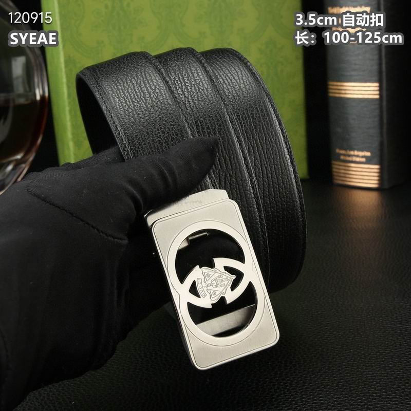 Gucci belt 自动扣 35mmX100-125cm 8L  (4)