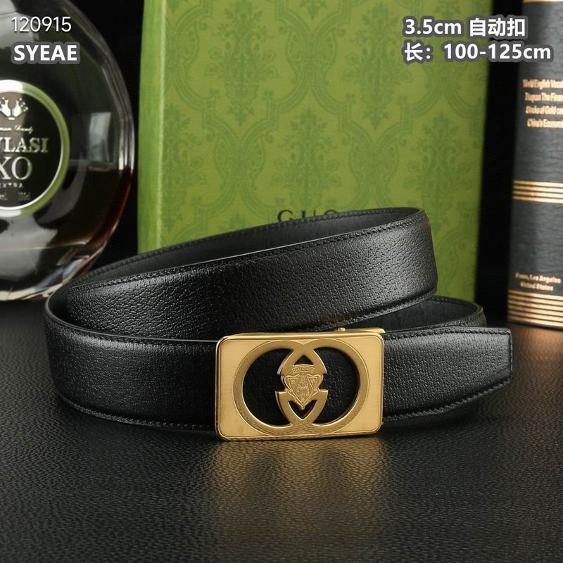 Gucci belt 自动扣 35mmX100-125cm 8L  (6)