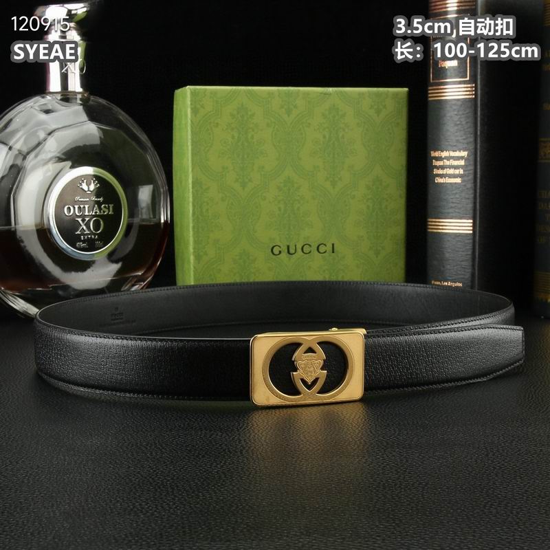 Gucci belt 自动扣 35mmX100-125cm 8L  (7)
