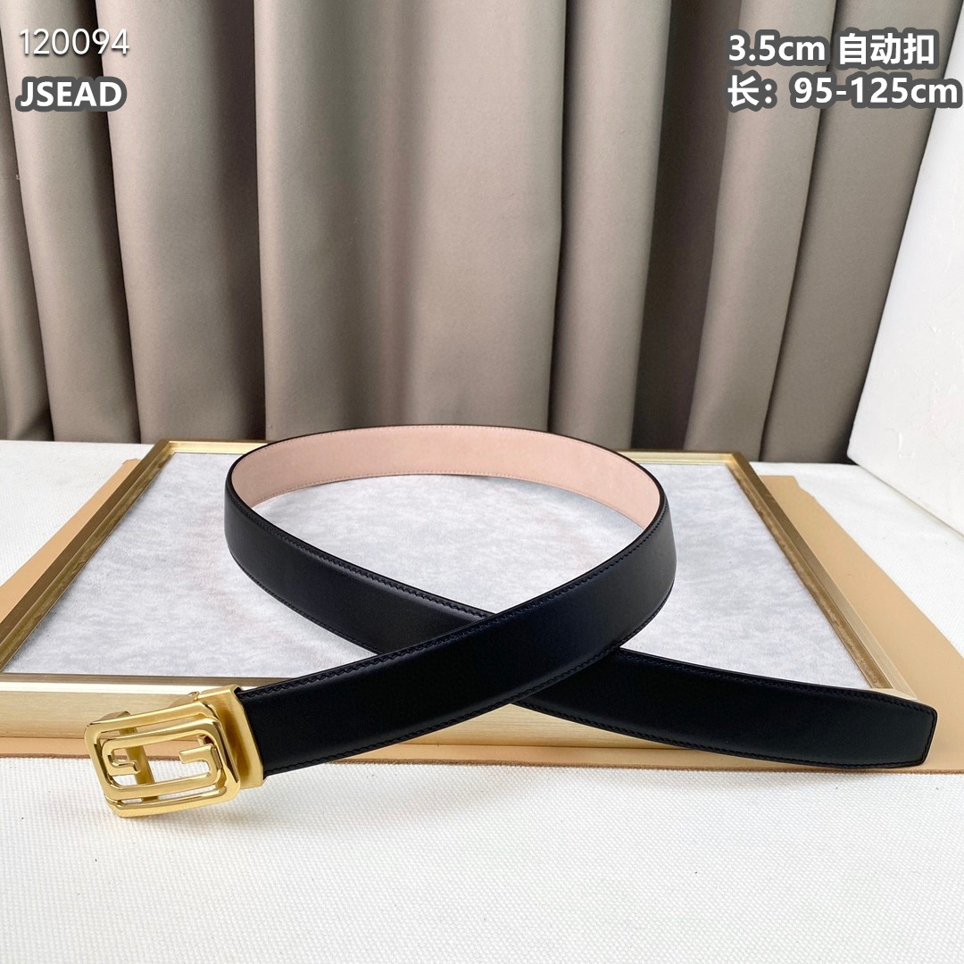Gucci belt 自动扣 35mmX95-125cm 8L (1)