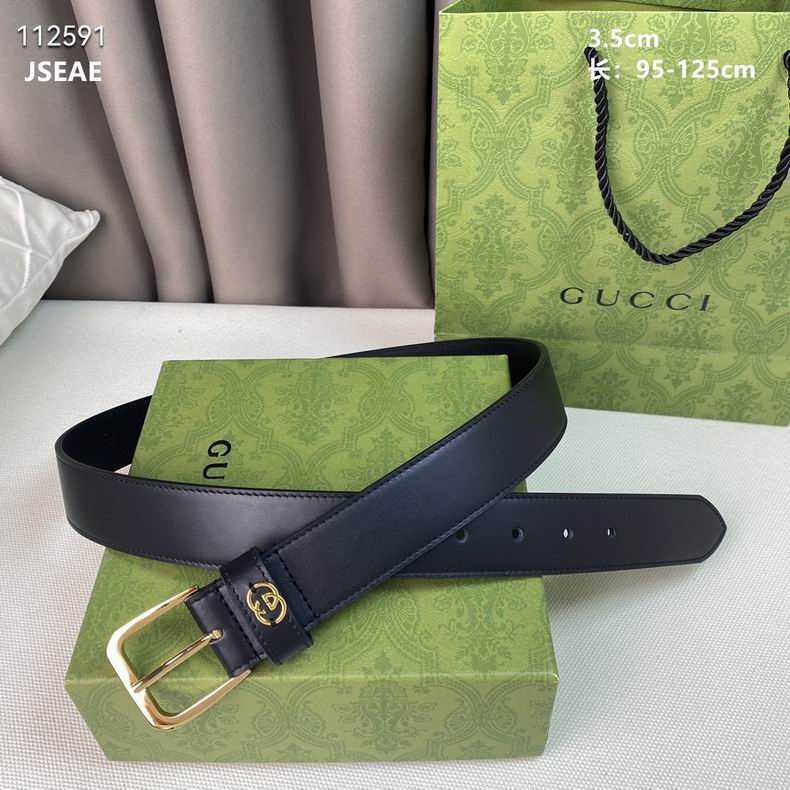 Gucci belt 针扣 35mmX95-125cm 8L (2)