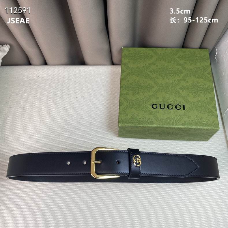 Gucci belt 针扣 35mmX95-125cm 8L (4)