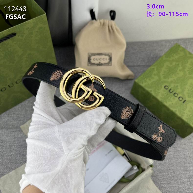Gucci belt 30mmX90-115cm 8L (10)