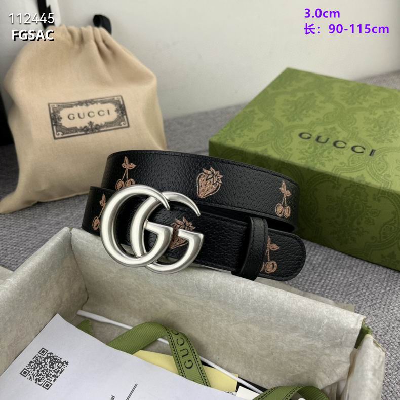 Gucci belt 30mmX90-115cm 8L (15)