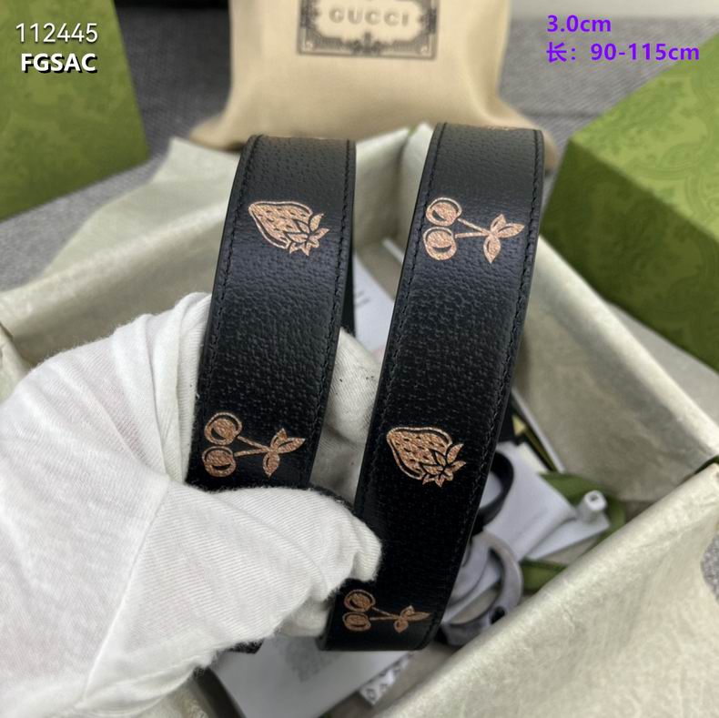 Gucci belt 30mmX90-115cm 8L (18)