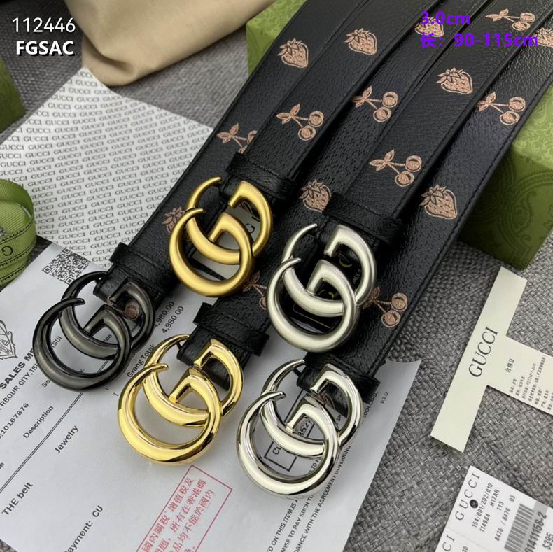 Gucci belt 30mmX90-115cm 8L (19)