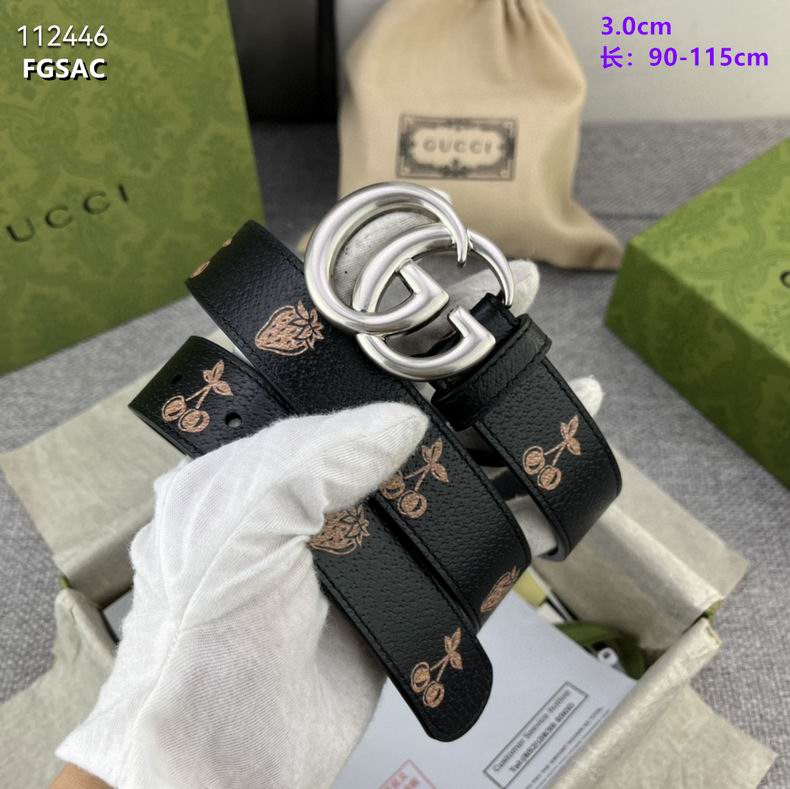 Gucci belt 30mmX90-115cm 8L (24)