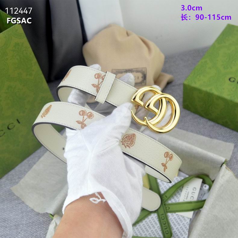 Gucci belt 30mmX90-115cm 8L (25)