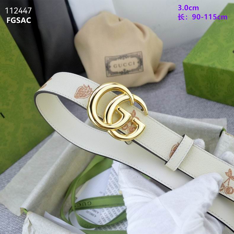 Gucci belt 30mmX90-115cm 8L (26)