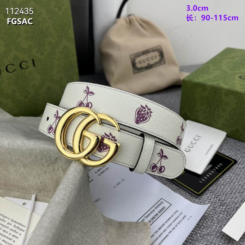 Gucci belt 30mmX90-115cm 8L (28)